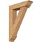 Ekena Millwork Traditional Traditional Smooth Bracket w/ Offset Brace, Western Red Cedar, 7 1/2"W x 30"D x 42"H BKT0806X30X42TRA01SWR - alternate 1